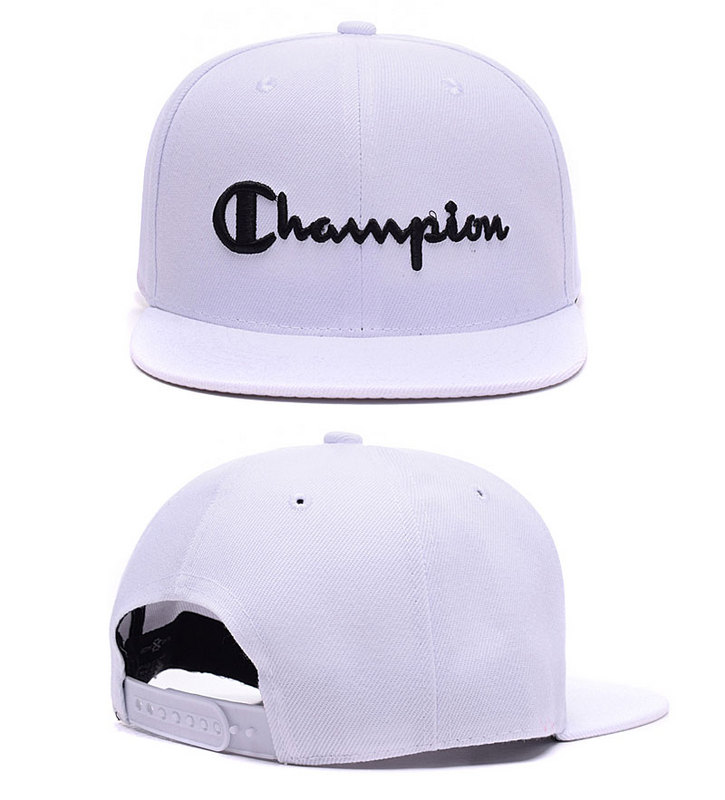 Champion White Adjustable Hat LH04