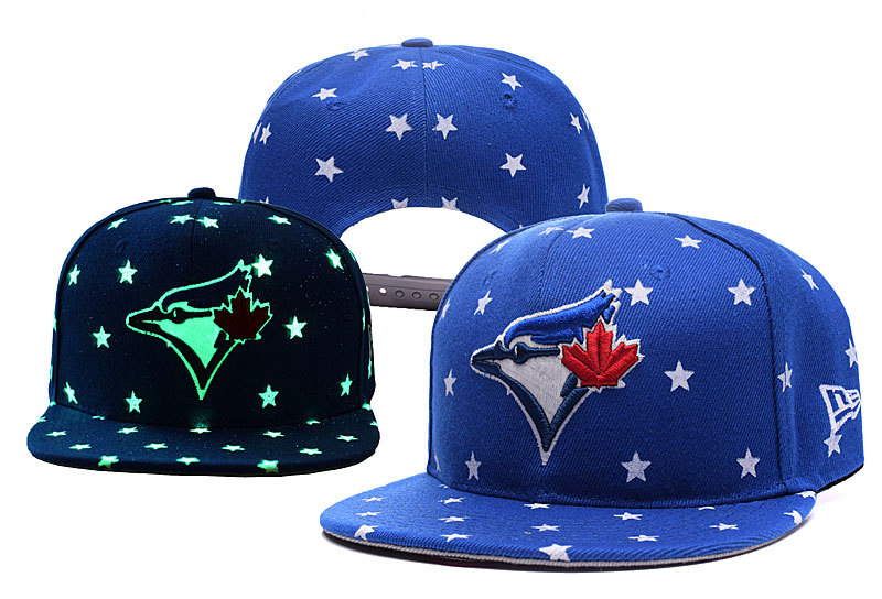 Blue Jays Team Logo Blue Adjustable Luminous Hat YD
