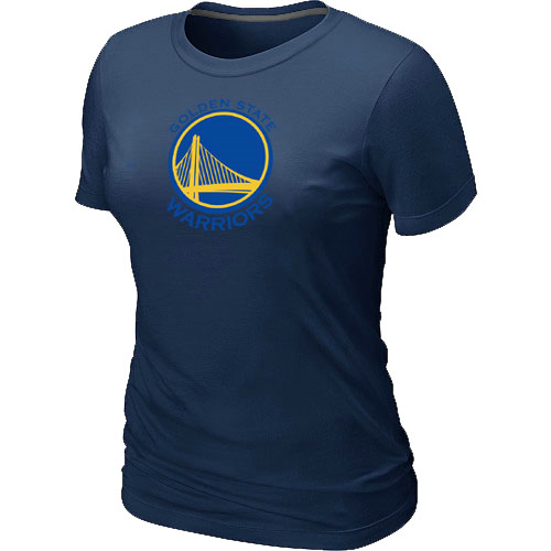 Golden State Warriors Big & Tall Primary Logo D.Blue Women T-Shirt