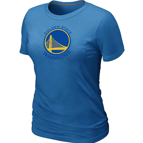 Golden State Warriors Big & Tall Primary Logo L.Blue Women T-Shirt