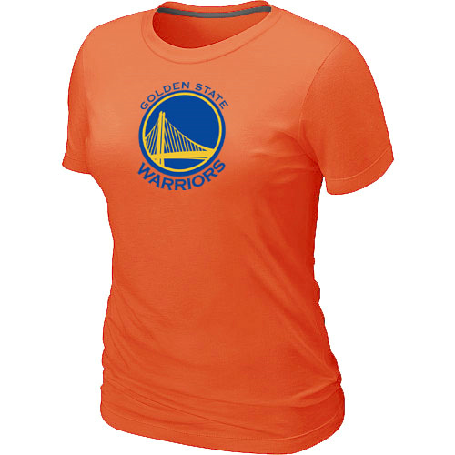 Golden State Warriors Big & Tall Primary Logo Orange Women T-Shirt
