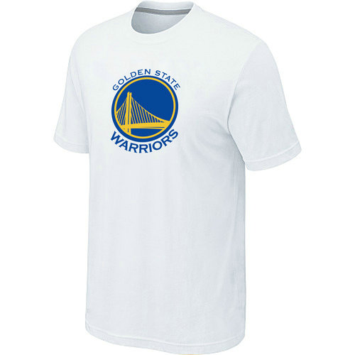 Golden State Warriors Big & Tall Primary Logo White T-Shirt