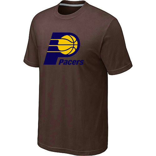 Indiana Pacers Big & Tall Primary Logo Brown T-Shirt