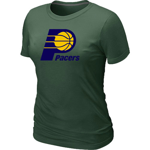 Indiana Pacers Big & Tall Primary Logo D.Green Women T-Shirt