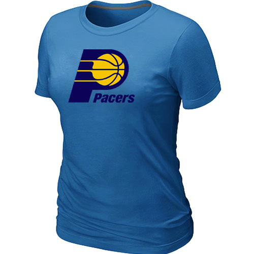 Indiana Pacers Big & Tall Primary Logo L.Blue Women T-Shirt