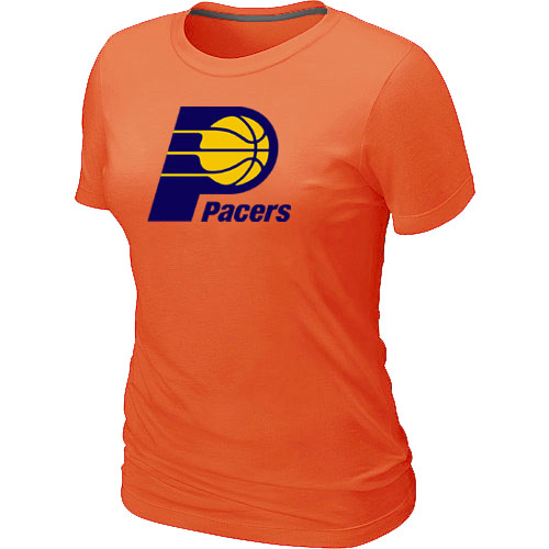 Indiana Pacers Big & Tall Primary Logo Orange Women T-Shirt