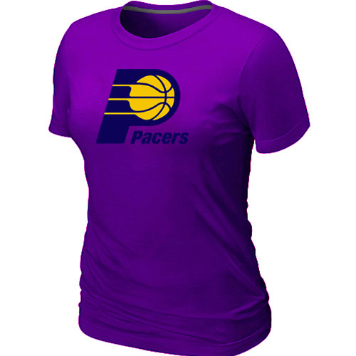 Indiana Pacers Big & Tall Primary Logo Purple Women T-Shirt