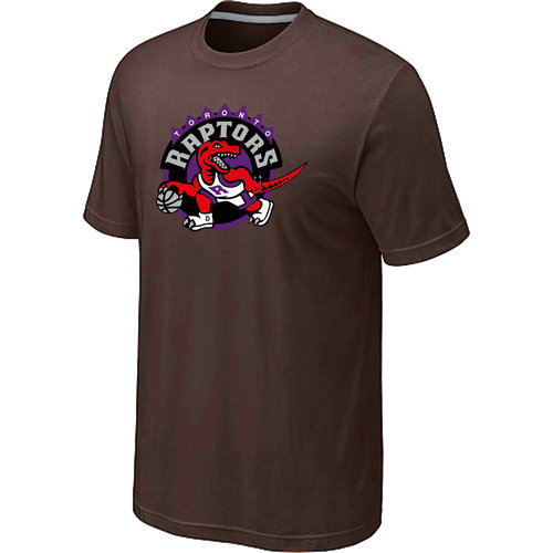 Toronto Raptors Big & Tall Primary Logo Brown T-Shirt