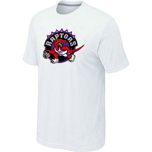 Toronto Raptors Big & Tall Primary Logo White T-Shirt