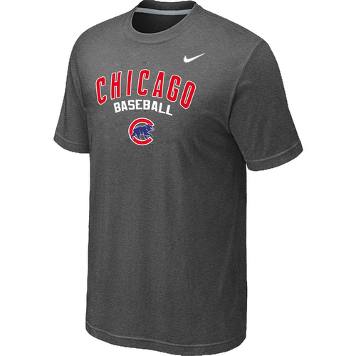 Nike MLB Chicago Cubs 2014 Home Practice T-Shirt D.Grey