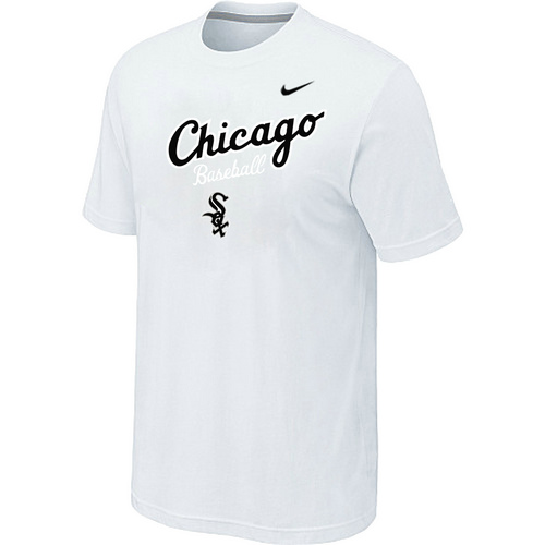Nike MLB Chicago White Sox 2014 Home Practice T-Shirt White