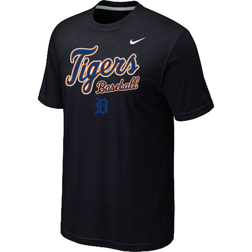 Nike MLB Detroit Tigers 2014 Home Practice T-Shirt Black