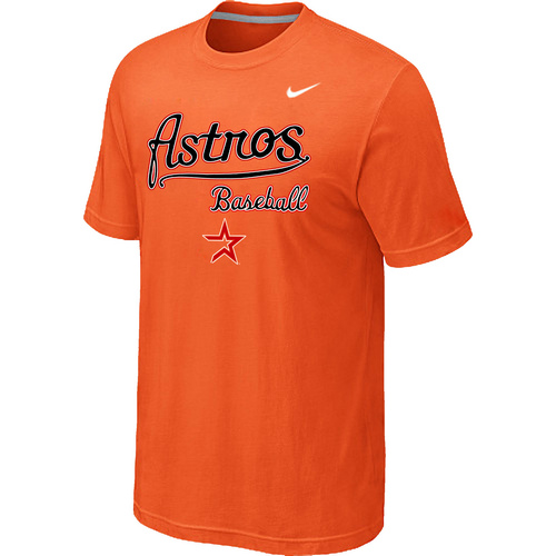 Nike MLB Houston Astros 2014 Home Practice T-Shirt Orange