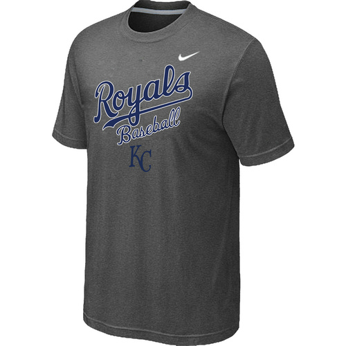Nike MLB Kansas City 2014 Home Practice T-Shirt D.Grey