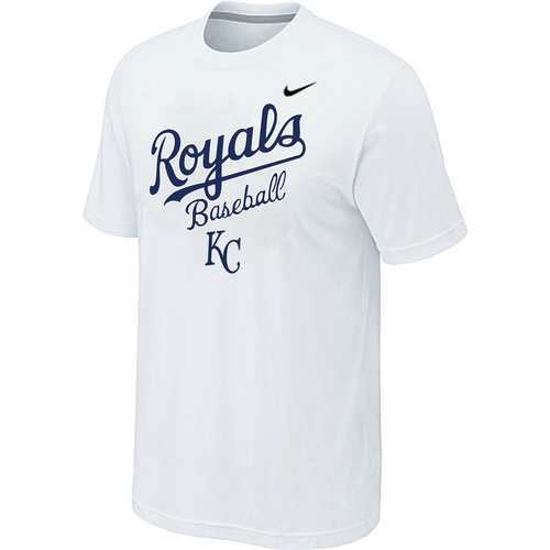 Nike MLB Kansas City 2014 Home Practice T-Shirt White