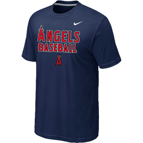 Nike MLB Los Angeles Angels 2014 Home Practice T-Shirt D.Blue