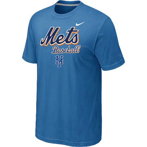 Nike MLB New York Mets 2014 Home Practice T-Shirt Lt.Blue