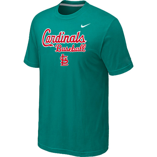 Nike MLB St.Louis Cardinals 2014 Home Practice T-Shirt Green