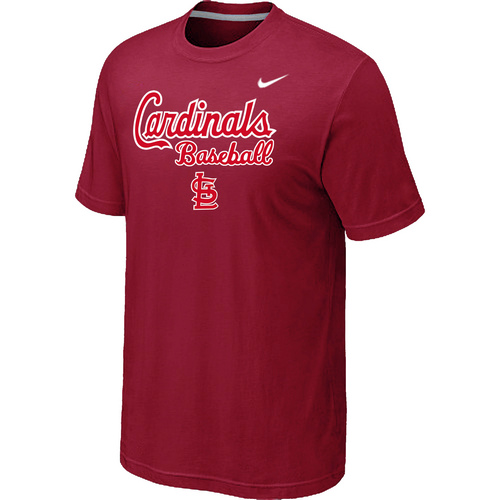 Nike MLB St.Louis Cardinals 2014 Home Practice T-Shirt Red