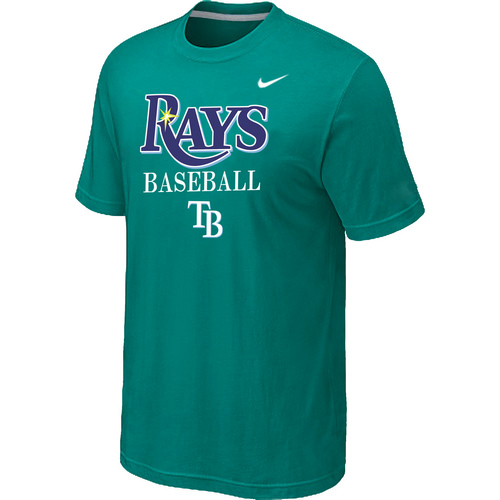 Nike MLB Tampa Bay Rays 2014 Home Practice T-Shirt Green
