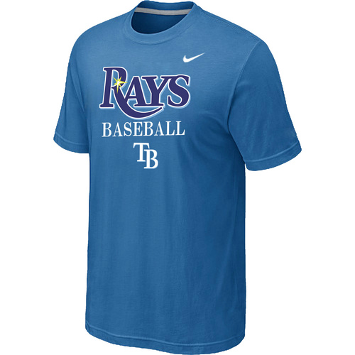 Nike MLB Tampa Bay Rays 2014 Home Practice T-Shirt Lt.Blue