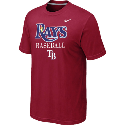 Nike MLB Tampa Bay Rays 2014 Home Practice T-Shirt Red