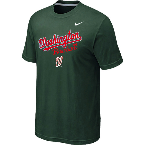Nike MLB Washington Nationals 2014 Home Practice T-Shirt D.Green