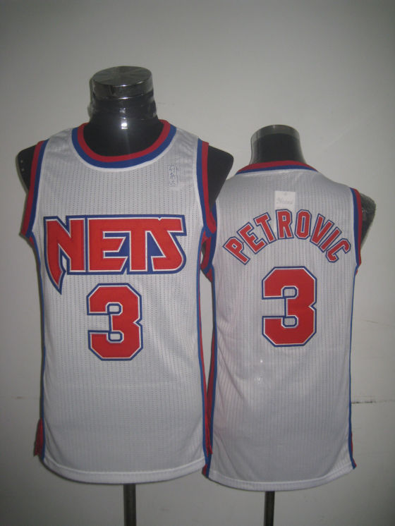 Nets 3 Petrovic White New Revolution 30 Jerseys
