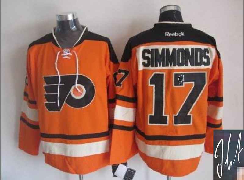 Flyers 17 Simmonds Orange Signature Edition Jerseys