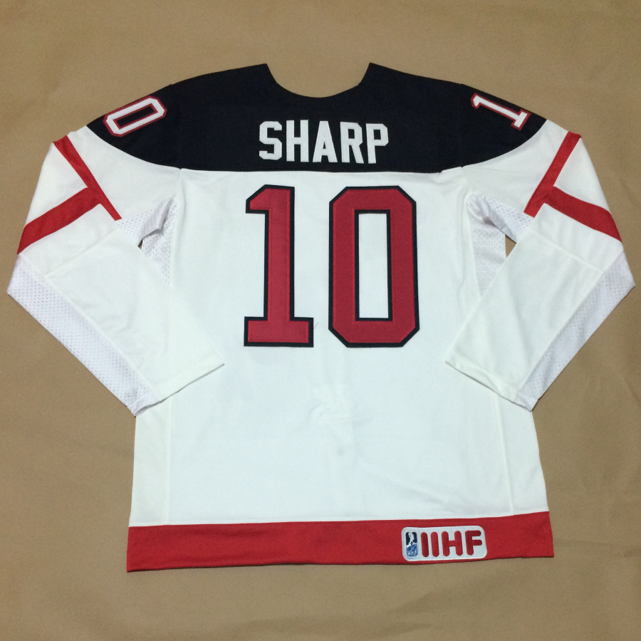 Canada 10 Sharp White 100th Celebration Jerseys