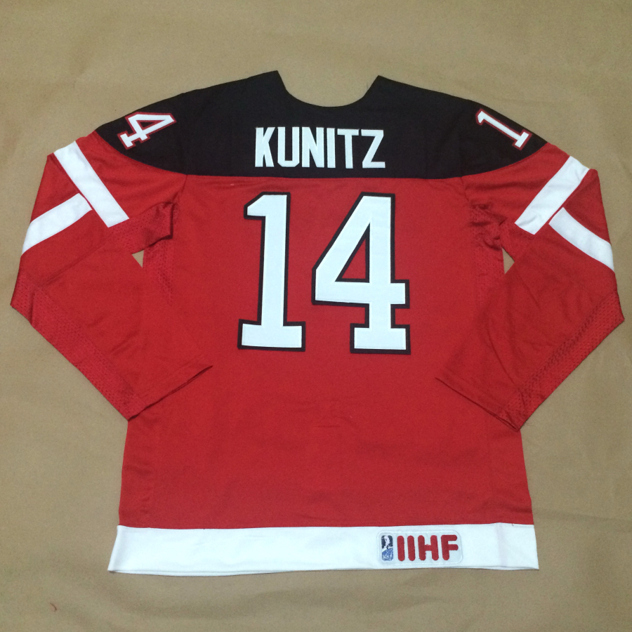 Canada 14 Kunitz Red 100th Celebration Jerseys