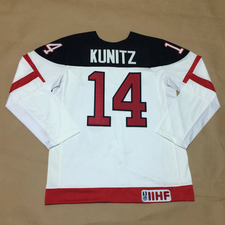 Canada 14 Kunitz White 100th Celebration Jerseys