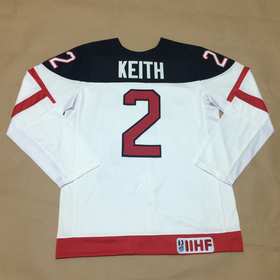 Canada 2 Keith White 100th Celebration Jerseys