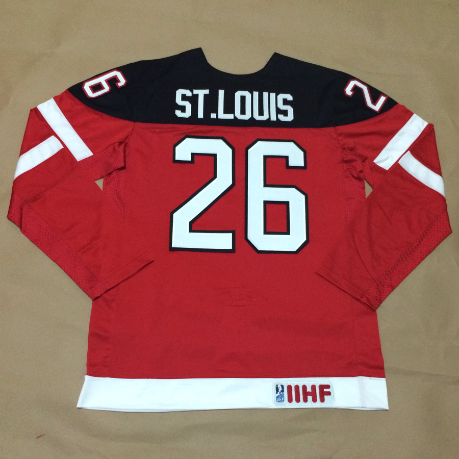 Canada 26 St.Louis Red 100th Celebration Jerseys