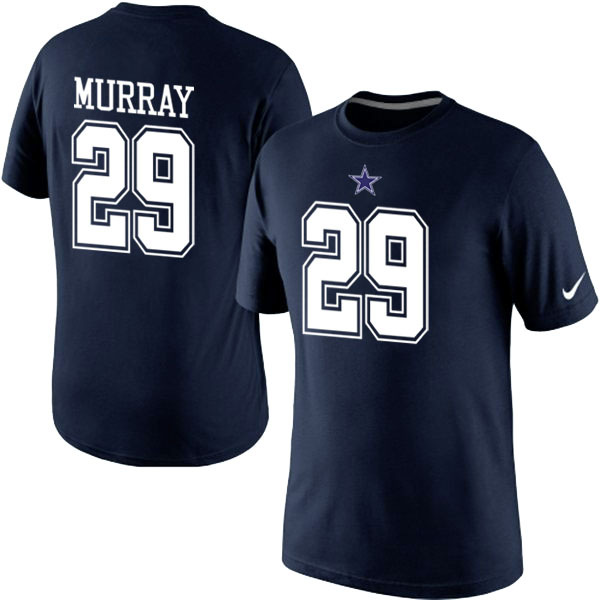 Nike Cowboys 29 Murray Blue Fashion T Shirt