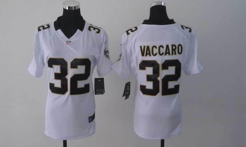 Nike Saints 32 Vaccaro Women Game Jerseys