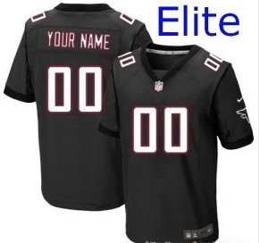 Nike Atlanta Falcons black Customized Elite Jerseys