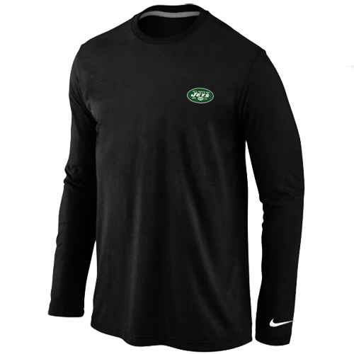 New York Jets Logo Long Sleeve T-Shirt Black