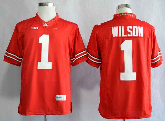 Ohio State Buckeyes Dontre Wilson 1 College Red Limited Jerseys