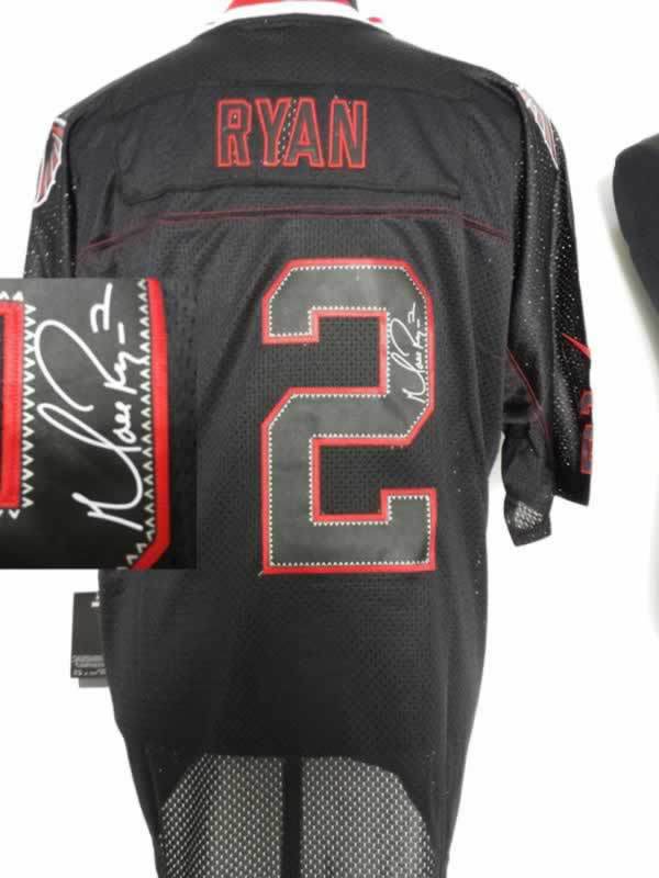 Nike Falcons 2 Ryan Lights Out Black Signature Edition Elite Jerseys