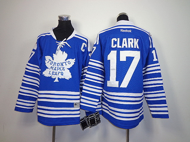 Maple Leafs 17 Clark Blue Youth New Jersey