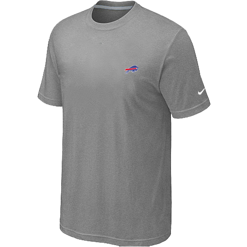 Nike Buffalo Bills Chest Embroidered Logo T-Shirt Grey