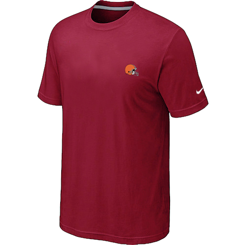 Nike Cleveland Browns Chest Embroidered Logo T-Shirt Red