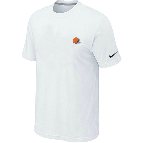 Nike Cleveland Browns Chest Embroidered Logo T-Shirt White