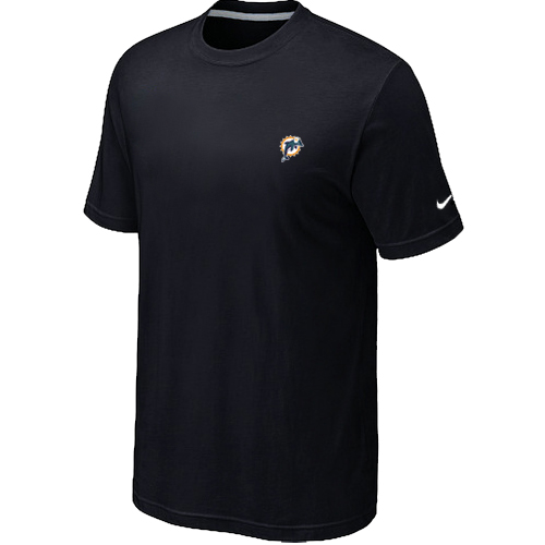 Nike Miami Dolphins Chest Embroidered Logo T-Shirt Black