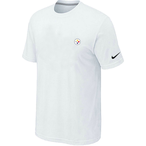 Nike Pittsburgh Steelers Chest Embroidered Logo T-Shirt White