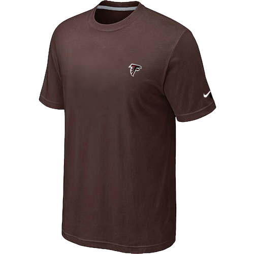 Nike Atlanta Falcons Chest Embroidered Logo T Shirt Brown