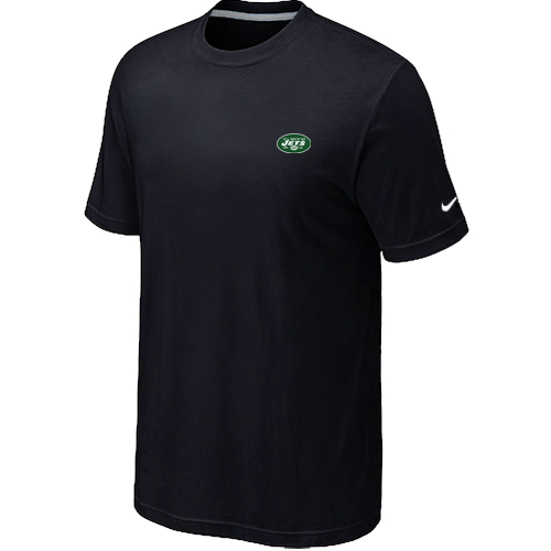 Nike New York Jets Chest Embroidered Logo T Shirt Black
