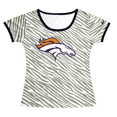 Nike Broncos Sideline Legend Zebra Women T Shirt