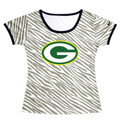 Nike Packers Sideline Legend Zebra Women T Shirt